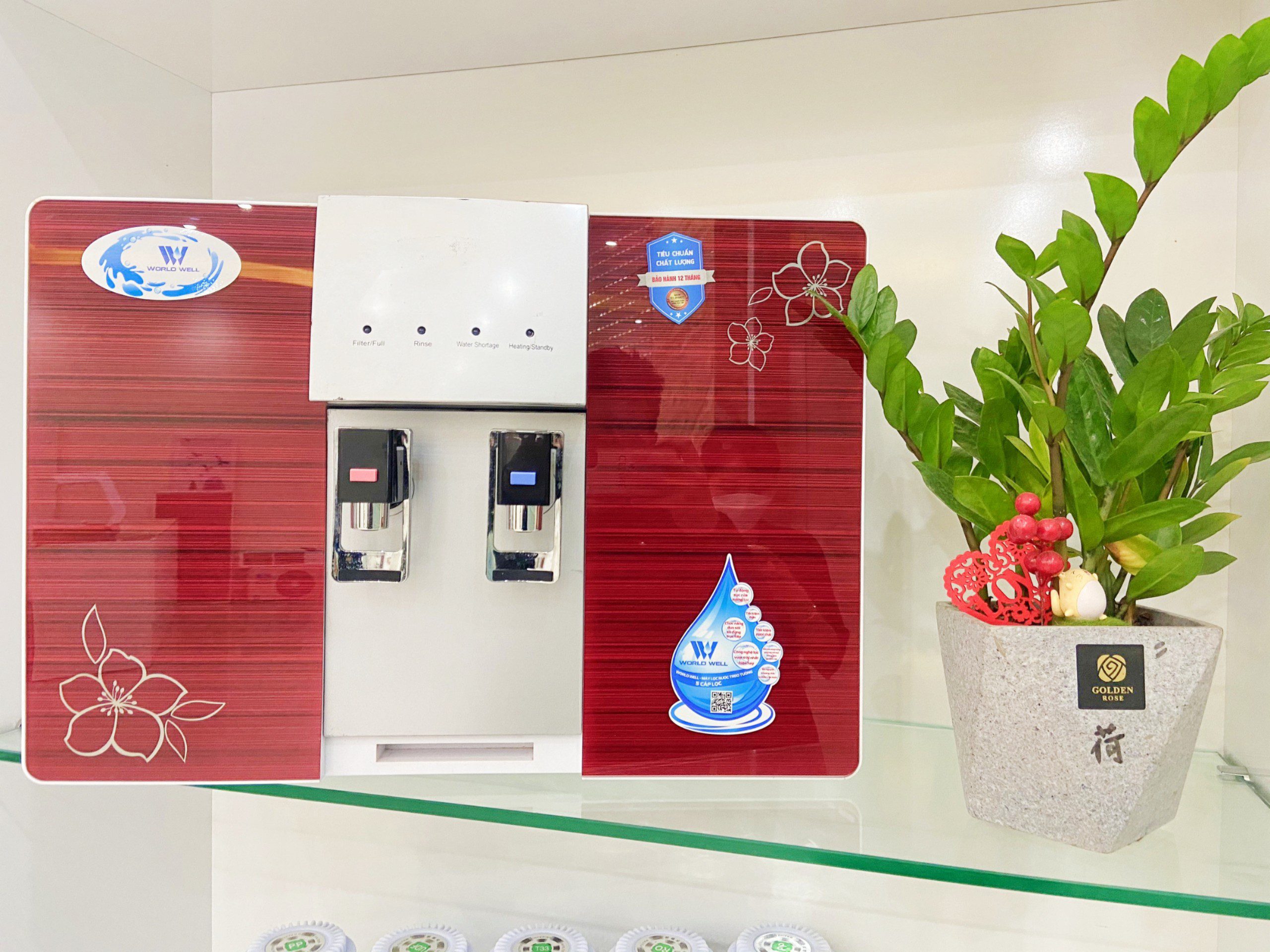 may lọc nước 4 cốc